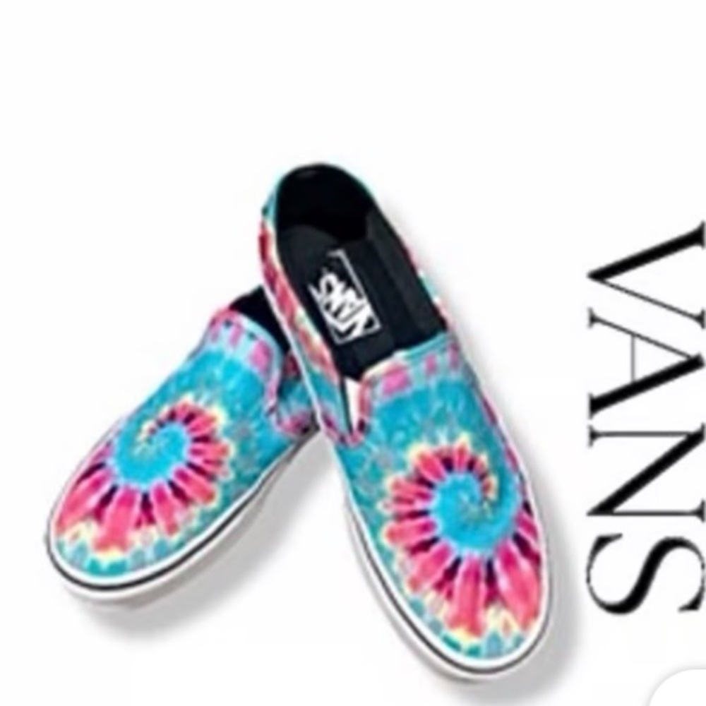 Like new vans Asher tie dye slip on - Picture 3 of 13